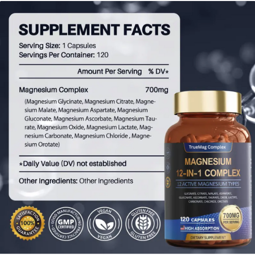 TrueMag 12-in-1 Magnesium Complex 700mg